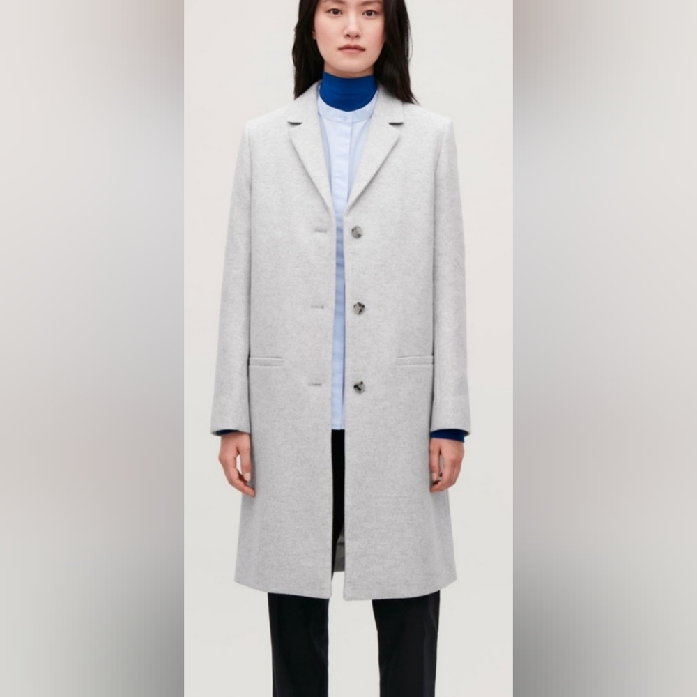 Cos Light Gray Wool Jacket - image 2
